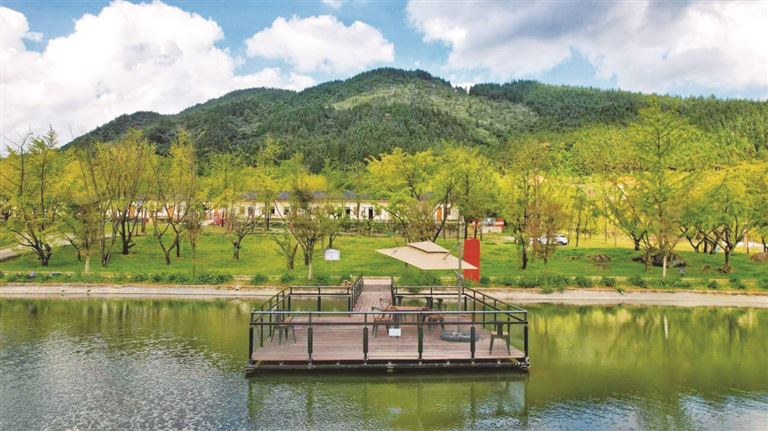 南丹笼箱盖枫杏生态旅游景区。