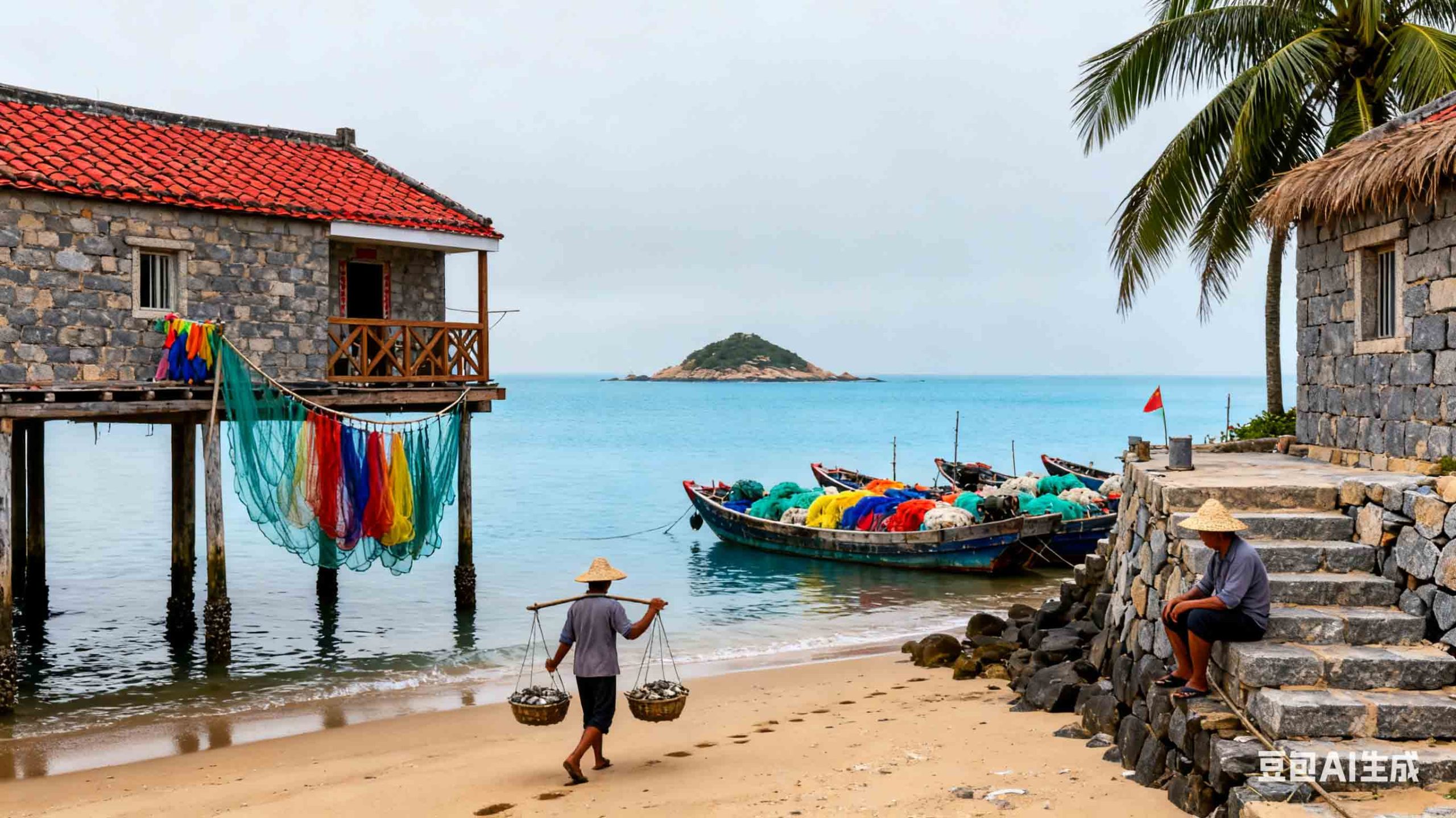 伍迁 | 京岛风情画卷-南方文苑网